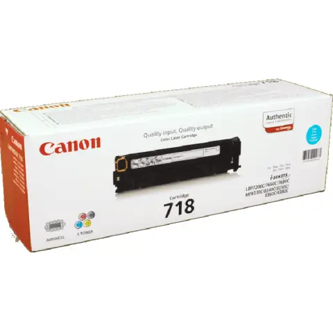 Toner Canon 718 / CRG- 718C Cyan do drukarek (Oryginalny) [2.9k]